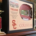 thumbnail image 2 of YouTheFan USC Trojans 25-Layer Football Stadium View 3D Wall Art, 2 of 5