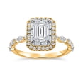thumbnail image 1 of 1.70  CT.T.W. Emerald Cut Diamond Ring in 14K Yellow Gold, 1 of 5