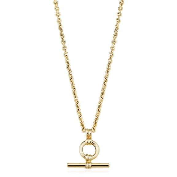 Toggle Pendant Necklace in 14K Gold