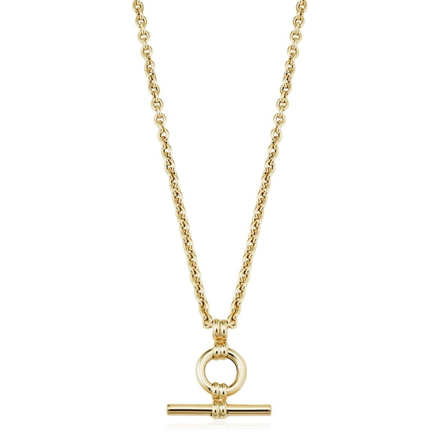 Toggle Pendant Necklace in 14K Gold
