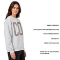 thumbnail image 3 of State of Mine Women's Camo Letters State Sweatshirt, 3 of 6