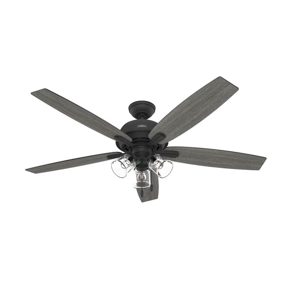 Hunter 60" Dondra Ceiling Fan With LED Light Kit And Pull Chain, Choose Color