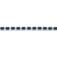 thumbnail image 2 of Emerald Cut Lab Created Gemstone Halo Tennis Bracelet in Sterling Silver, 2 of 4