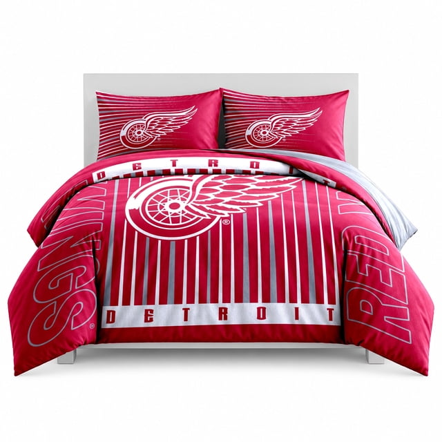 Logo Brands Detroit Red Wings Comforter Set