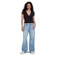 thumbnail image 4 of Aeropostale Women's Mesh V-Neck Crop Top, 4 of 12