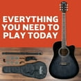 thumbnail image 7 of Washburn WA90CETBBPACK Learn & Play Pack Acoustic Guitar with Electric Pick-up Bundle, 7 of 11