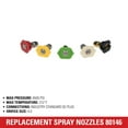 thumbnail image 5 of Replacement Spray Nozzles 80146 Rated up to 4500 PSI; Orifice size 4.0, 5 of 5