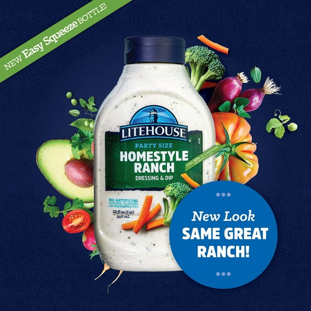 Litehouse Homestyle Ranch Dressing and Dip, 32 fl. oz. - Samsclub.com Litehouse Homestyle Ranch Dressing and Dip, 32 fl. oz. - Samsclub.com