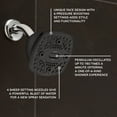 thumbnail image 2 of Oxygenics Square 6-Setting Fixed Shower Head (Assorted Colors), 2 of 13