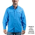 thumbnail image 6 of Habit Men's Long Sleeve 50+ UPF Fishing Shirt, 6 of 9