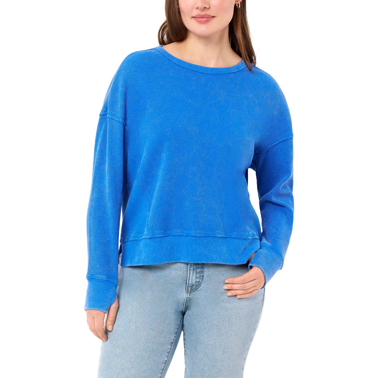 トップス FCRB TECH WAFFLE TEAM CREWNECK TOP sizeS Seven7 Women's Long Sleeve Waffle Crewneck Top - Samsclub.com