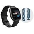 thumbnail image 1 of Fitbit Versa 4 One Size Fitness Smartwatch Bundle, Black & Graphite, 1 of 4