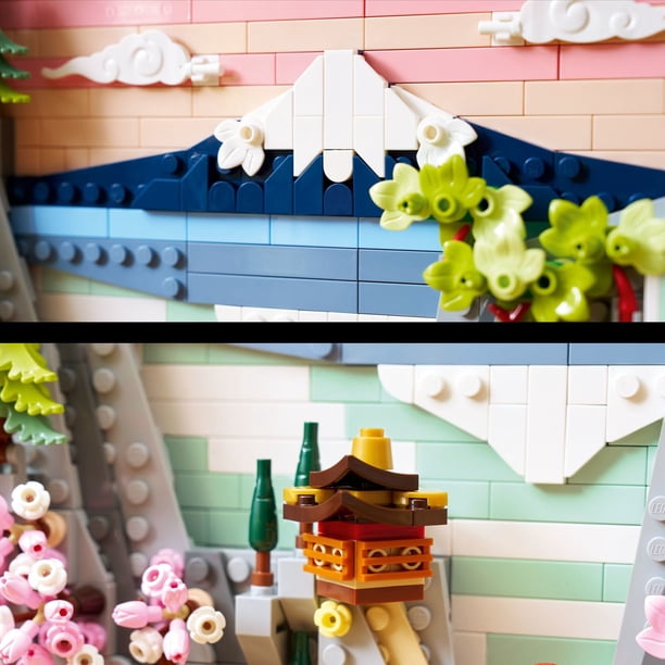 LEGO Art Japanese Cherry Blossom Landscape Building Set, 1892 pc