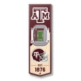 thumbnail image 1 of YouTheFan Texas A&M Aggies 6"x19" 3D Stadium View Banner, 1 of 6