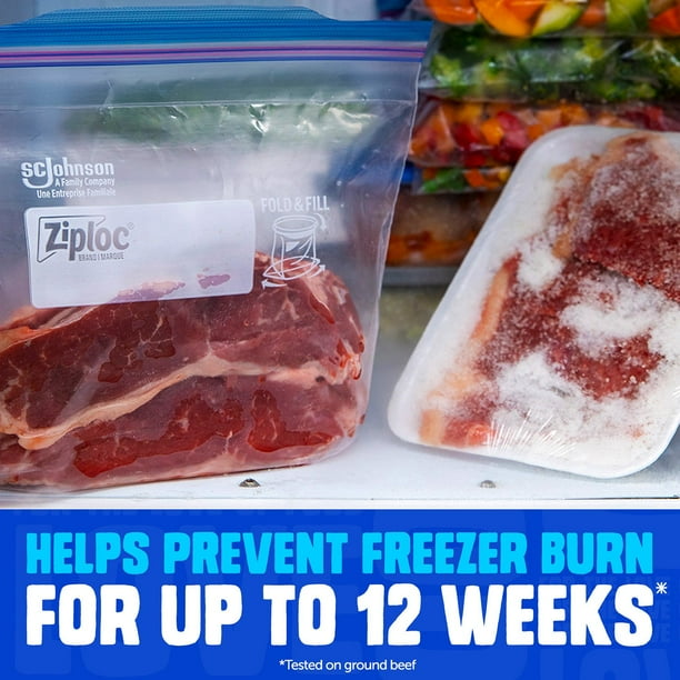 Ziploc Stay Open Design Gallon Freezer Bags, 152 ct. - Samsclub.com