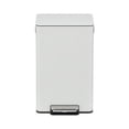 thumbnail image 1 of Simpli-Magic Infinity Edge 50 Liter / 13.2 Gallon Rectangular Step Trash Can, Hands-Free Soft-Close Lid, Premium Fingerprint-Resistant Finish for Kitchen and Recycling, Choose Color, 1 of 6