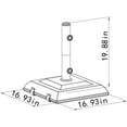 thumbnail image 3 of Member's Mark Cement Square Umbrella Base, 3 of 3