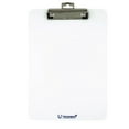thumbnail image 2 of U Style 3-Pack Antimicrobial Acrylic Clipboard with Microban, 12.44" x 8.89", Low Profile Clip, White, 2 of 4