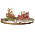 thumbnail image 2 of Porcelain Santa Sleigh with Reindeer, 2 of 3