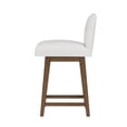 thumbnail image 15 of HH2 Home Upholstered Key Back Wood Adjustable Height Swivel Bar Stool, 15 of 19