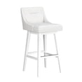 thumbnail image 2 of HH2 Home Upholstered Tapered Back Wood Adjustable Height Swivel Bar Stool, 2 of 18