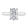 thumbnail image 3 of Lab Created Elongated Cushion Cut Diamond Ring in 18K Gold, 3 of 5