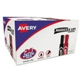 thumbnail image 1 of Avery MARKS A LOT Regular Desk-Style Permanent Marker Value Pack, Broad Chisel Tip, Assorted Colors, 24/Pack, 1 of 8