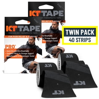 KT Tape PRO Black, 20 ct., 2 pk.