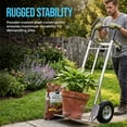 thumbnail image 6 of Simpli-Magic 2 in 1 Convertible Hand Truck and Garage Moving Dolly, 800LBS – Heavy-Duty Moving Dolly Utility Platform Cart with 10" Wheels & Handle, 6 of 7
