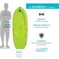 thumbnail image 2 of Lifetime Kid's Relay Sit-On-Top Kayak, 2 pk., 2 of 12