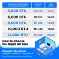 thumbnail image 3 of Midea 12,000 BTU Smart Inverter Window AC, Cools up to 550 Sq. Ft, 3 of 17