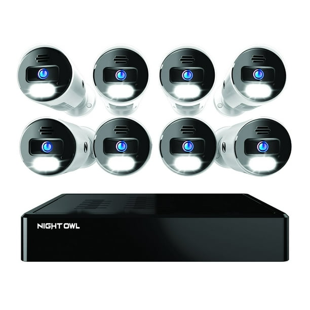 Night Owl 4K Cameras with 2TB NVR Security System,