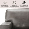 thumbnail image 2 of Emery 3-Piece Top-Grain Leather Sofa Set, Assorted Colors, 2 of 19