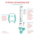 thumbnail image 5 of Palmperfect Electric Shaver and Trimmer 9-Piece Grooming Set, 5 of 9