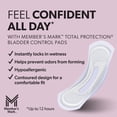 thumbnail image 7 of Member's Mark Total Protection Maximum Long Pads, 5 Drop, 192 ct., 7 of 9