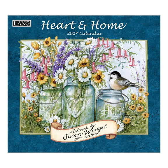 2027 Heart & Home Wall Calendar by Susan Winget
