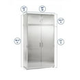 thumbnail image 4 of Seville Classics UltraHD 8-Piece Steel Garage Cabinet Storage Set With Rolling Workbench, 14 Feet Wide, 4 of 21