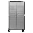 thumbnail image 4 of Seville Classics UltraHD 6-Piece Steel Garage Cabinet Storage Set With Rolling Workbench, 12' Wide, 4 of 18