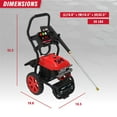 thumbnail image 4 of AiPower 3000 PSI 1.1 GPM Electric Pressure Washer With Turbo Nozzle - PWE3001, 4 of 6
