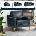 thumbnail image 3 of Serta Faux Leather Fleming Chair, 3 of 12