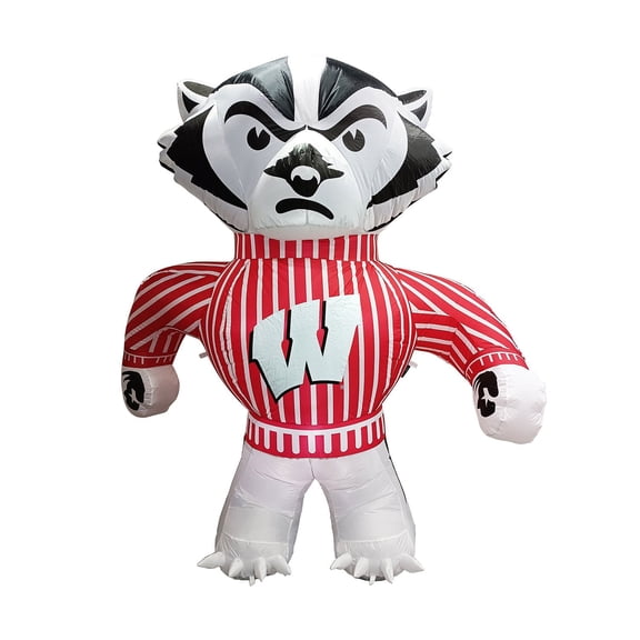 Logo Brands Wisconsin Badgers 7' Team Inflatable