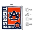 thumbnail image 3 of Logo Brands Auburn Tigers 60"x70" Super Plush Blanket, 3 of 6