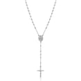 thumbnail image 1 of Italian Rosary Necklace in Sterling Silver, 1 of 5