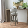 thumbnail image 6 of HH2 Home Lawton Wood Counter Height or Bar Height Swivel Stool, 6 of 13