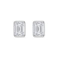 thumbnail image 2 of Lab Created Fancy Cut Diamond Stud Earrings in 14K Gold, 2 of 6
