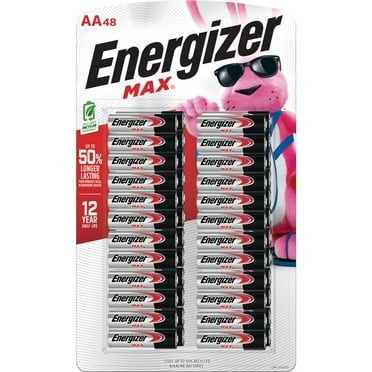 Energizer MAX AA Alkaline Batteries, 48 pk.