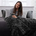 thumbnail image 2 of Ashford Home Heavy Weight Ultra Fine Faux Fur Throw Blanket Throw, 60"x70", 2 of 5