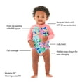 thumbnail image 3 of Member's Mark Baby Girls Rashguard One-Piece Swimsuit, 3 of 7