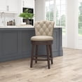 thumbnail image 1 of HH2Home Edenwood Wood Counter Height or Bar Height Swivel Stool, 1 of 10