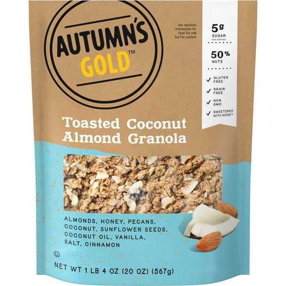 Autumn's Gold Toasted Coconut Almond Grain Free Granola, 20 oz.